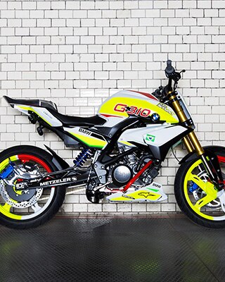 The BMW Concept Stunt G 310.