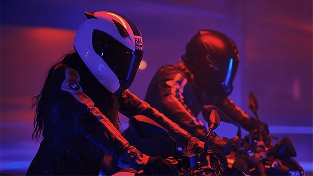G 310 R Park n Ride Challenge Sarah Lezito und Chris Northover