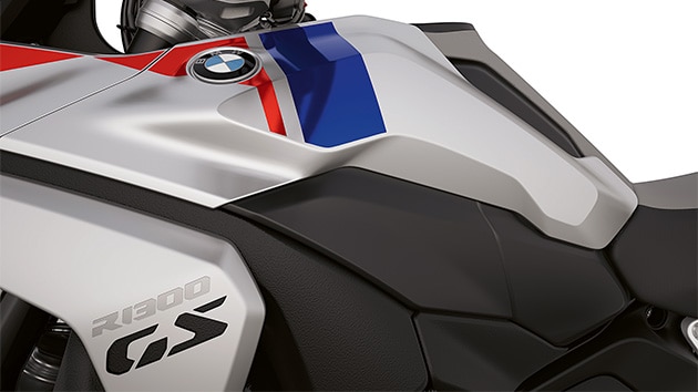 The “GS Trophy” inscription on the R 1300 GS Trophy from BMW Motorrad