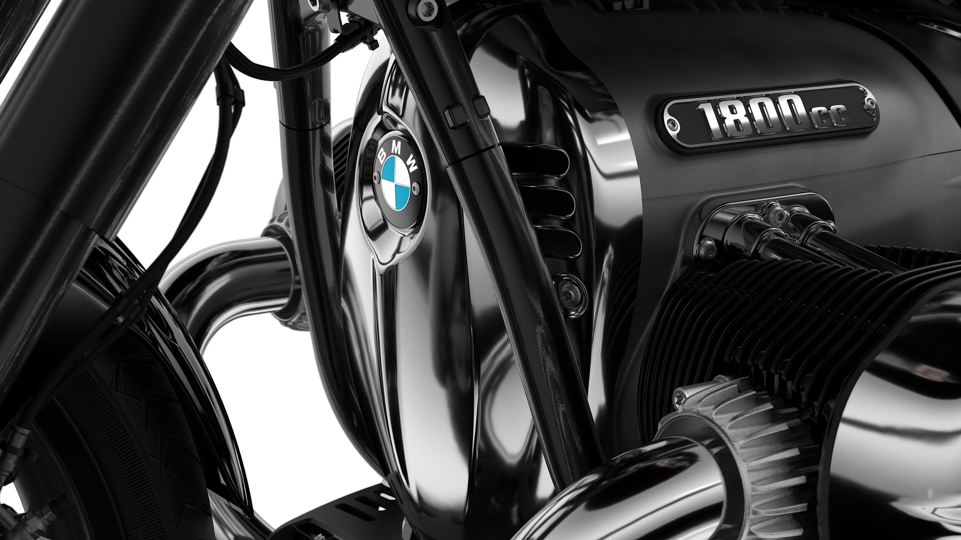 Machined engine housing cover.