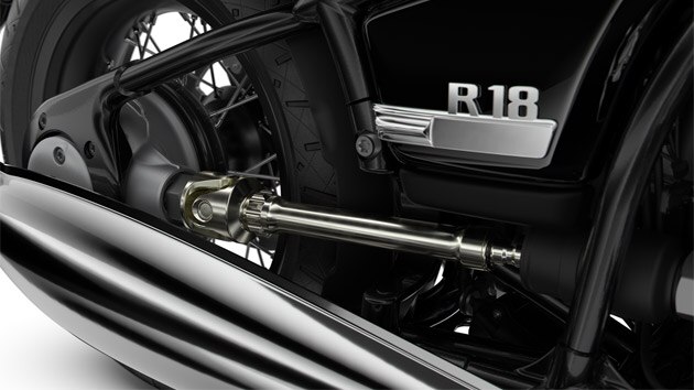 The open drive shaft: another hallmark from the history of BMW Motorrad.