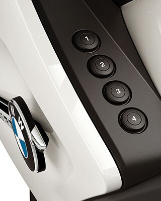 We see the four favourite buttons of the R 1250 RT.
