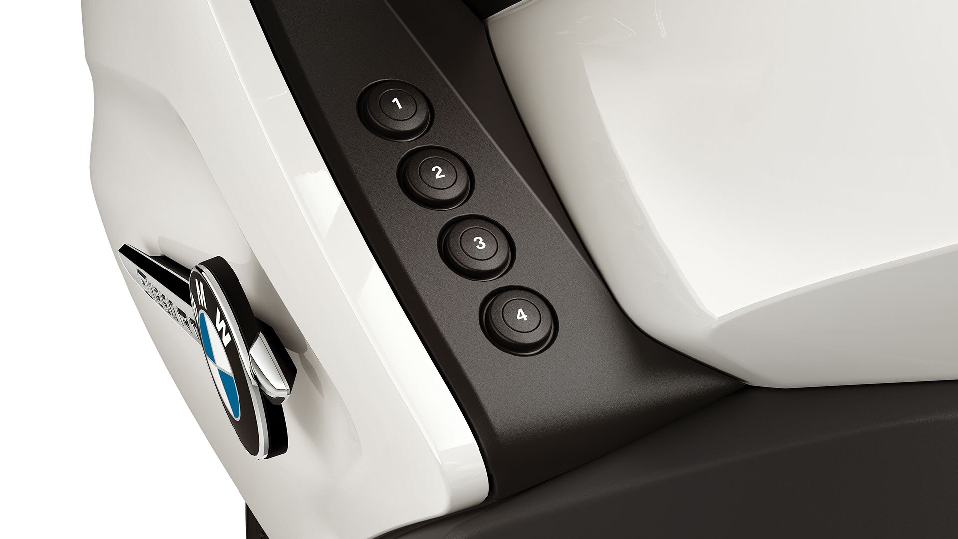 We see the four favourite buttons of the R 1250 RT.