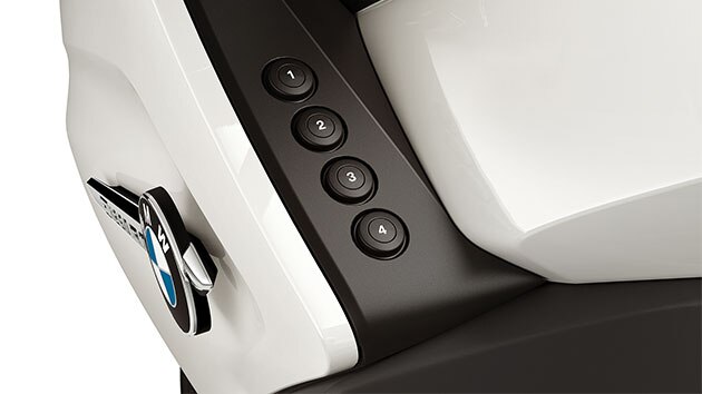 We see the four favourite buttons of the R 1250 RT.